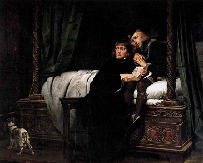 Paul Delaroche The Death of the Sons of King Edward in the Tower oil painting picture